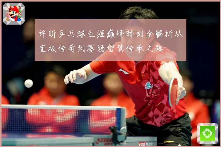 许昕乒乓球生涯巅峰时刻全解析从直板传奇到赛场智慧传承之路